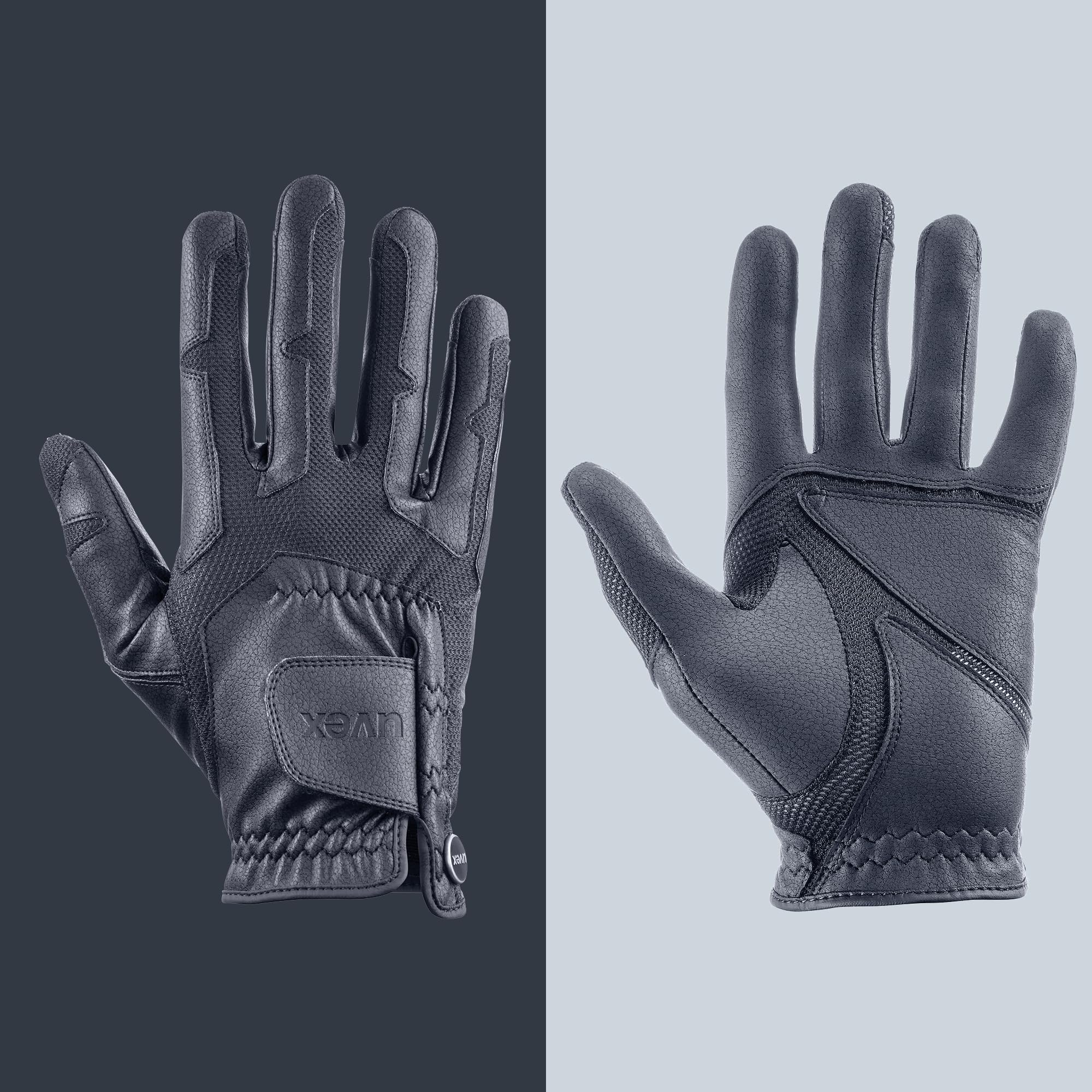 ventraxion - Flexibler Reithandschuh für Damen und Herren - exzellenter Grip & strapazierfähig - touchscreenfähig - 4D-Stretch an Fingern
