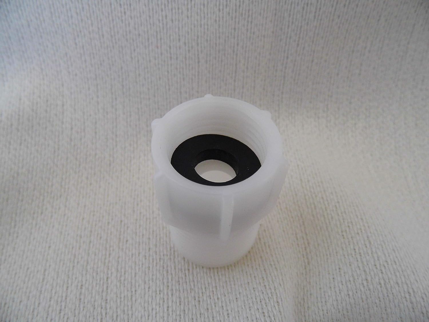 NuFlush 1/2 inch male to 1/2 inch female pipe adapter with screen filter