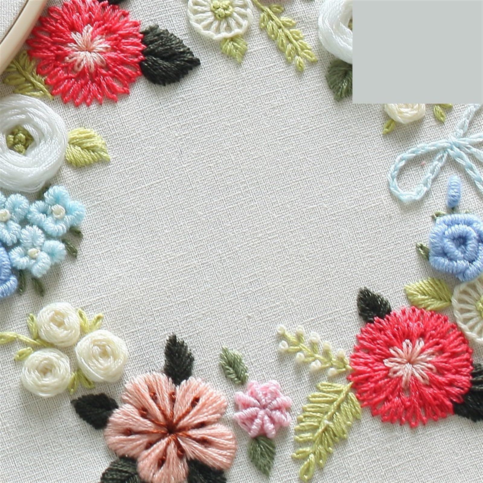 haft, Zestaw do haftowania, zestaw startowy haftu stemplowanego DIY(Color 01)