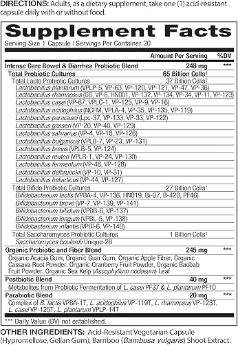 Miniatura 2 de Vital Pro Naturals - Probióticos intestinales y diarrea + prebióticos, postbióticos, parabióticos, suplemento de salud para adultos, alta potencia