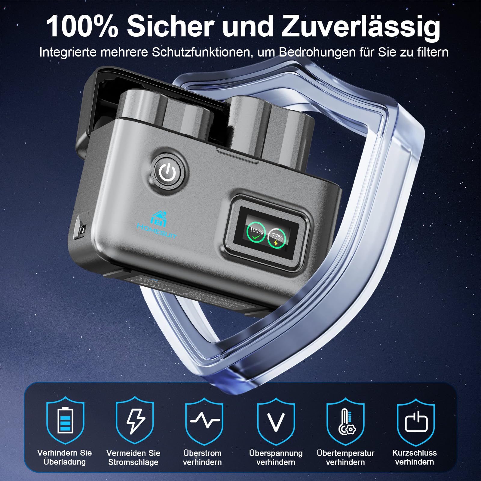 Kit Homesuit EN-EL15C 2x2500 MAh + Caricatore LCD 18W USB-C Per Nikon Z6, Z7, D850 E Molti Altri!