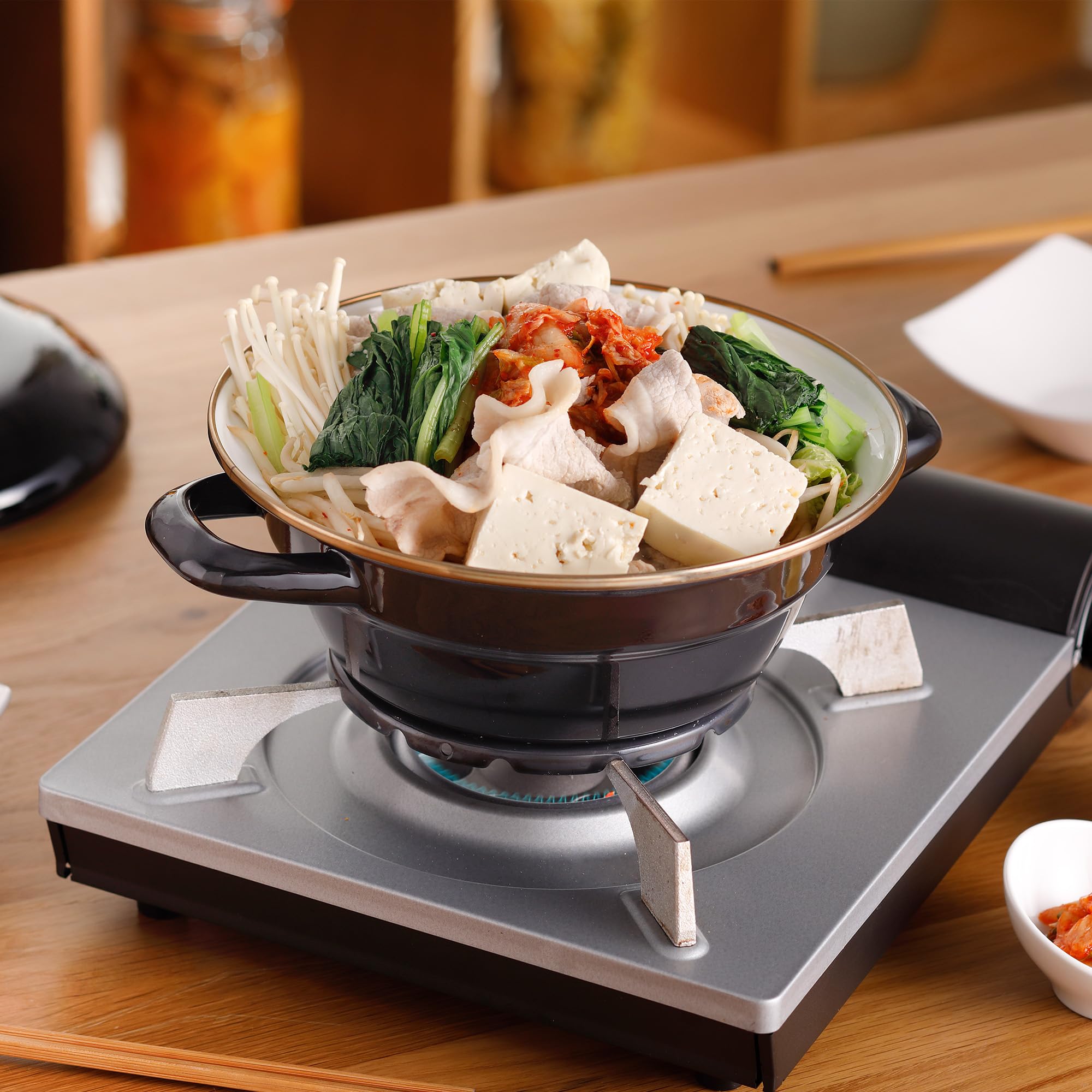 なべこ Amazon｜富士ホーロー 琺瑯 土鍋 卓上 24cm 蓋 付き IH ガス火