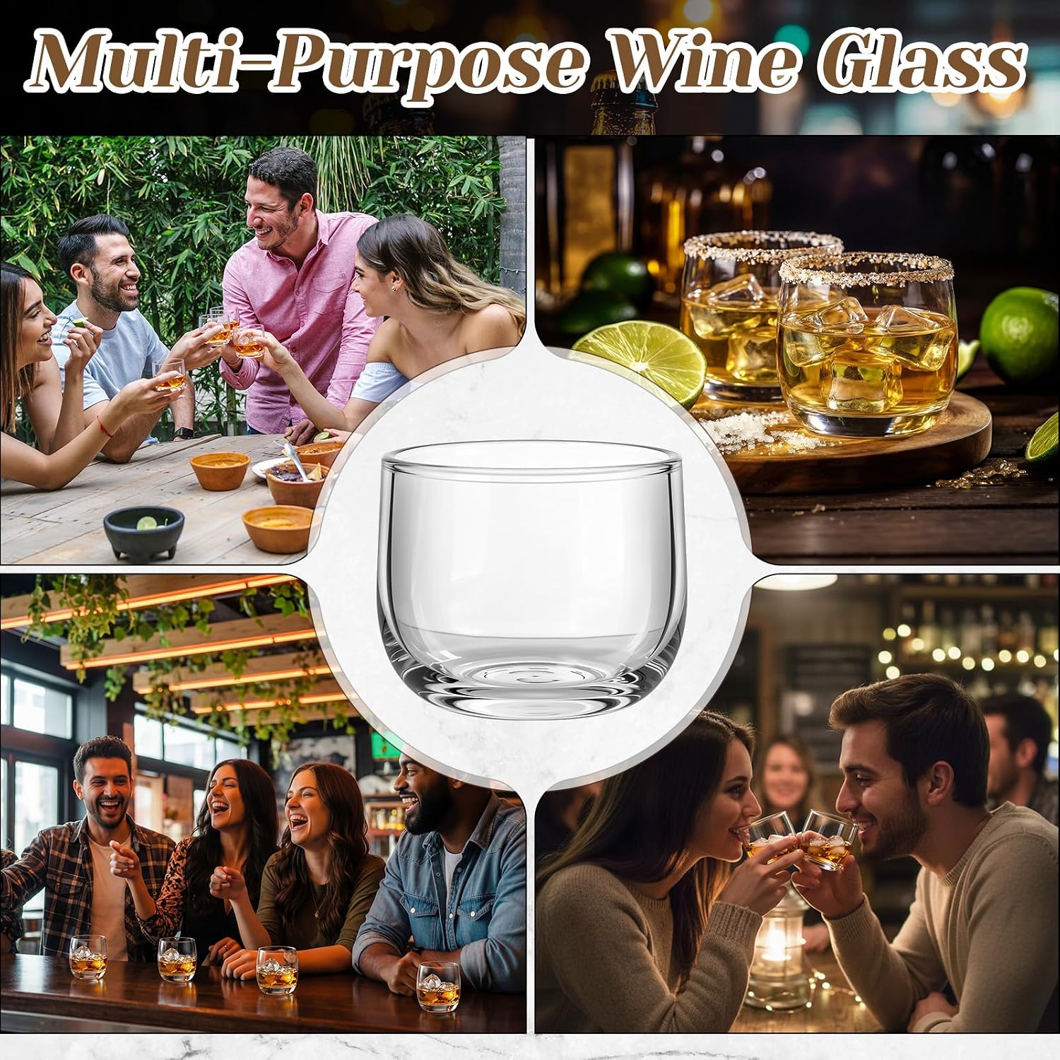 12 PCS 2.8 OZ Heavy Base Tequila Vodka Shot Cups Set Small Round Shot Glasses Bulk Clear Cute Whiskey Glassware Cups for Party Bar Club Liqueurs Soju Espressos Spirits