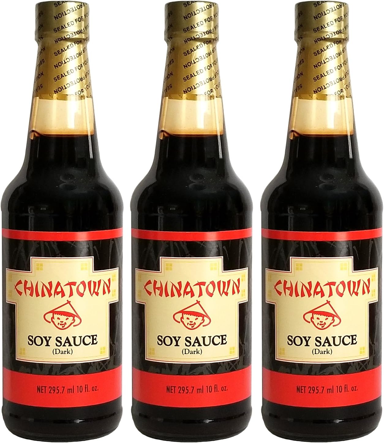 Chinatown Soy Sauce (Dark) 10 fl oz (Pack of 3)