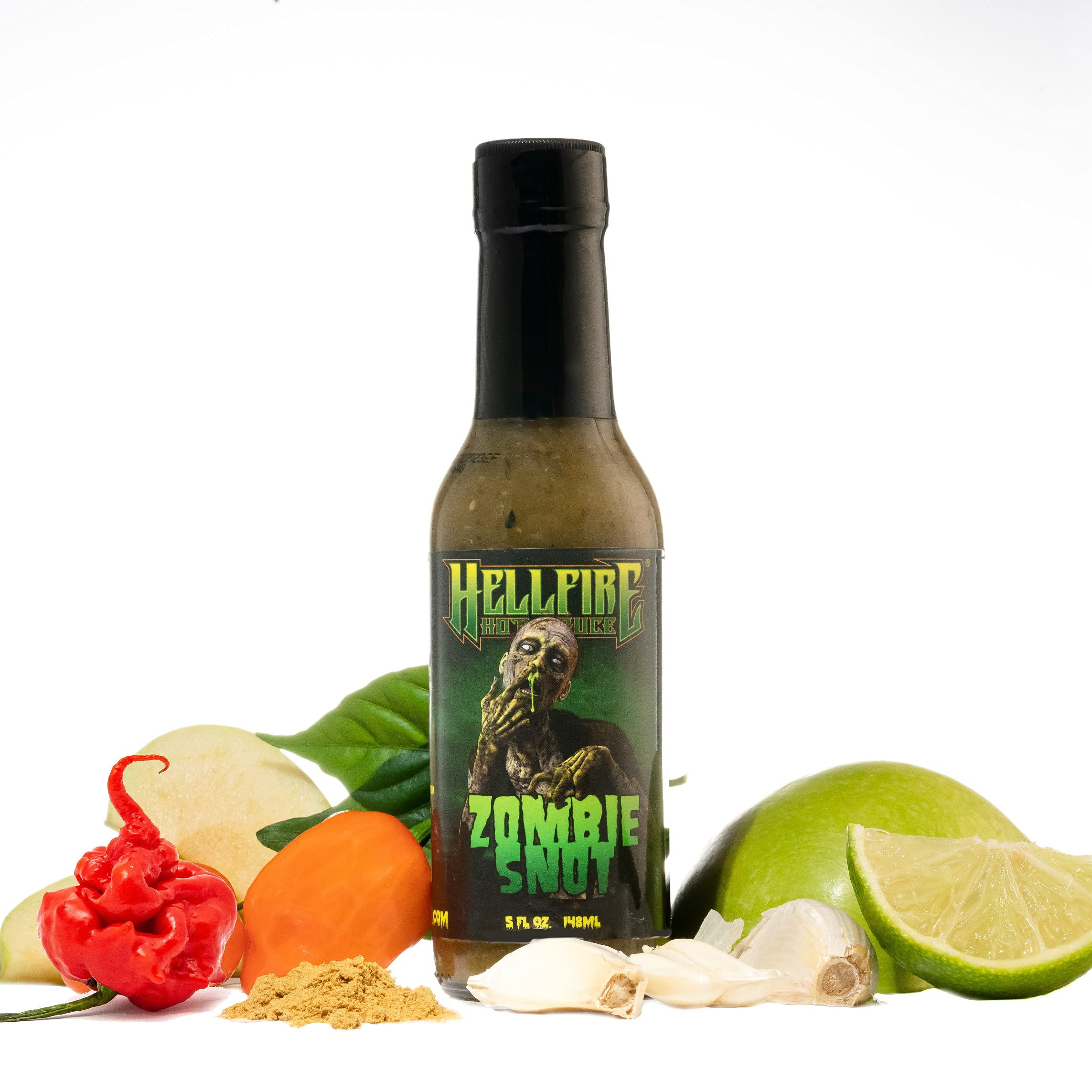 Buy Hellfire Zombie Snot Hot Sauce, AwardWinning Chilehead Salsa Verde