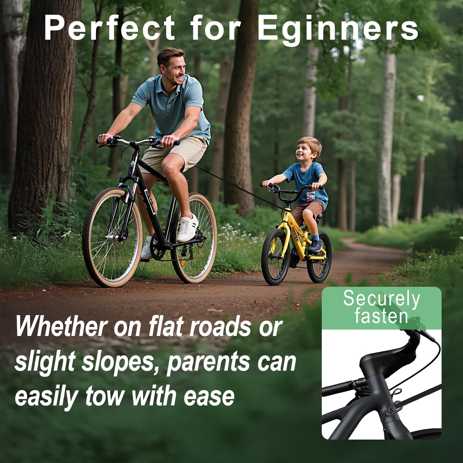Sangle Traction 2.5m Corde De Remorquage Vélo Enfant LEEWENYAN 2,5m | Capacité 500 Lbs - Pour Randonnée Ou Balade Famille Sangle Traction Bicyclette Sangle Traction 2.5m Corde De Remorquage Vélo Enfant LEEWENYAN 2,5m | Capacité 500 Lbs - Pour Randonnée Ou Balade Famille Sangle Traction Bicyclette