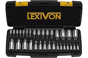 LEXIVON Master HEX Bit Socket Set