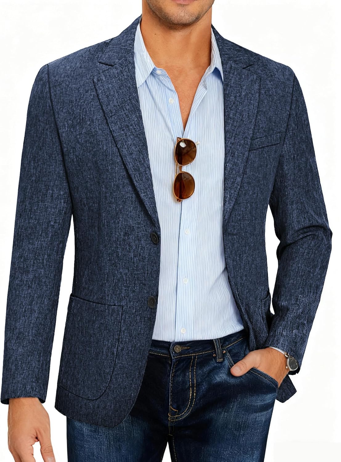 COOFANDY Mens Casual Blazer Slim Fit Sport Coat Lightweight...