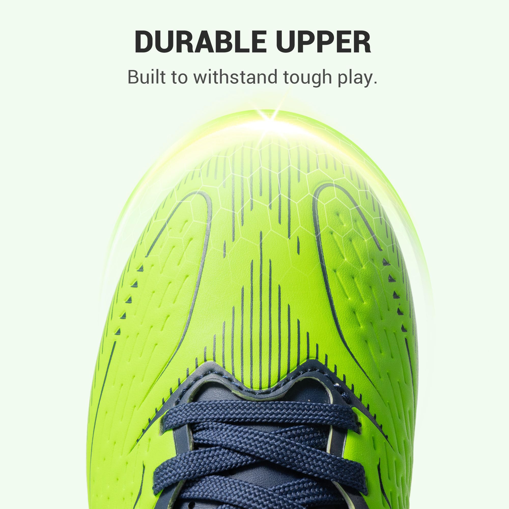DREAM PAIRS Tacos de fútbol para niños con placa de TPU antitorsión de alta velocidad, zapatos de fútbol atléticos para niños pequeños y grandes