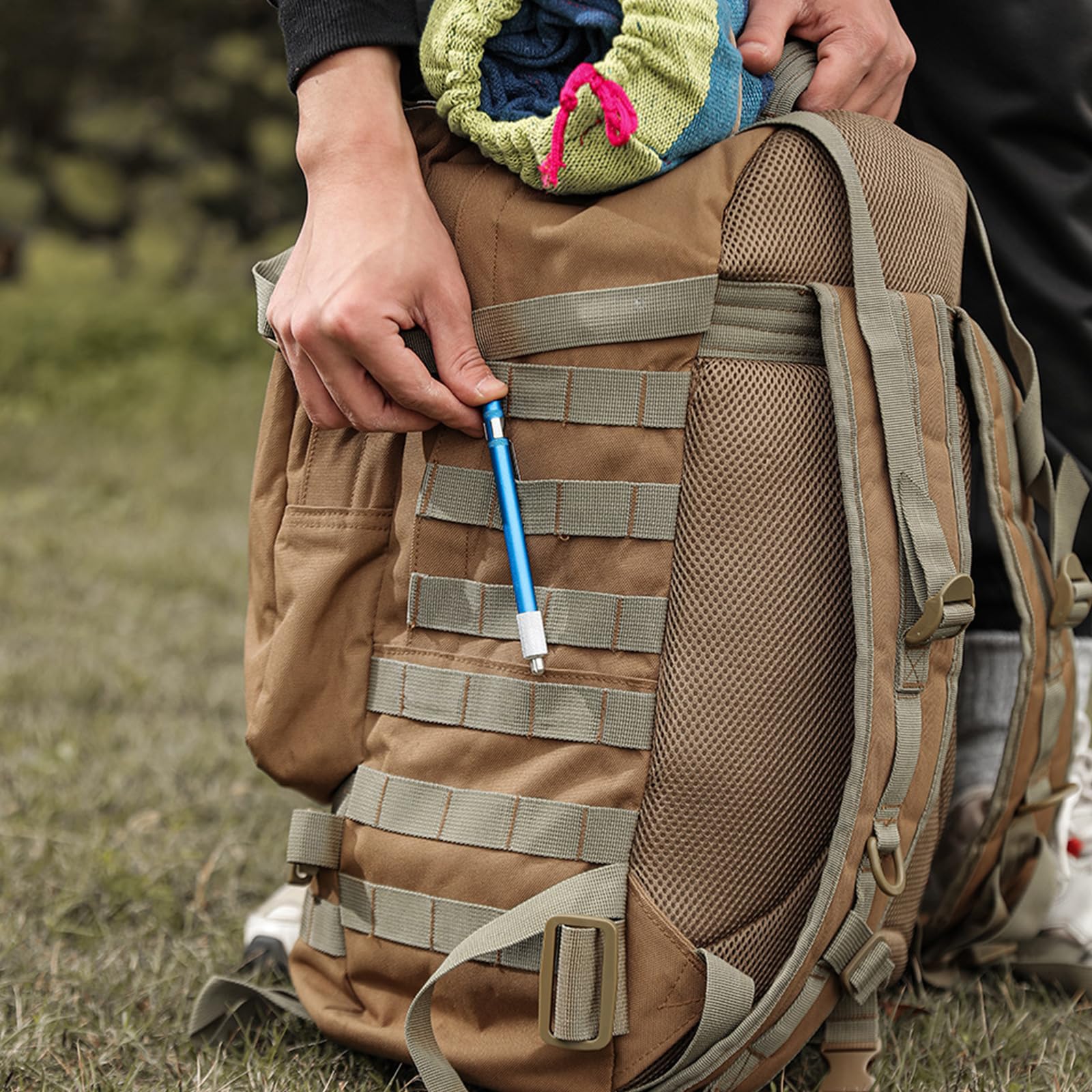 Afilador portátil retráctil, varilla de afilar de doble cabeza, herramienta de afilado de cocina, fácil de usar, bolígrafo de lima de doble cabeza