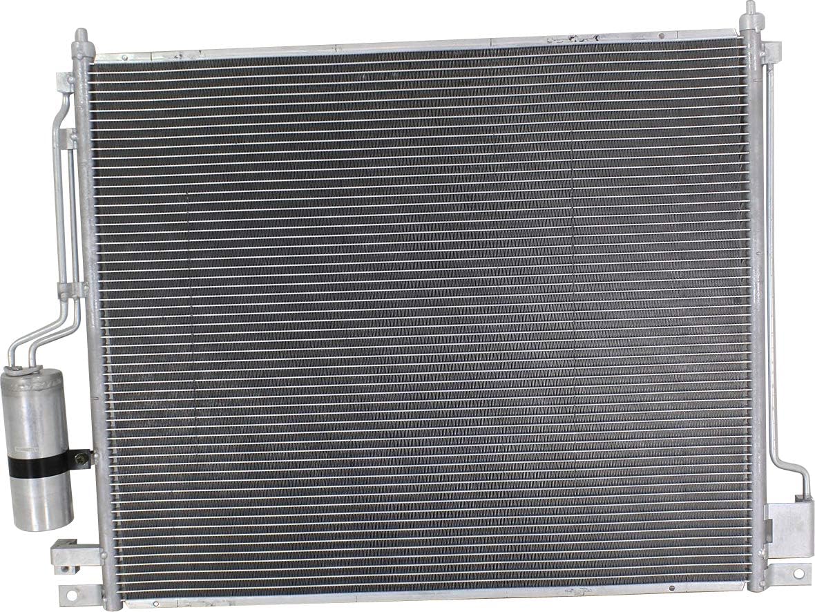Kool Vue A/C Condenser For Nissan Frontier 2005-2019, Pathfinder 2005-2012, Xterra 2005-2015, AC Condenser