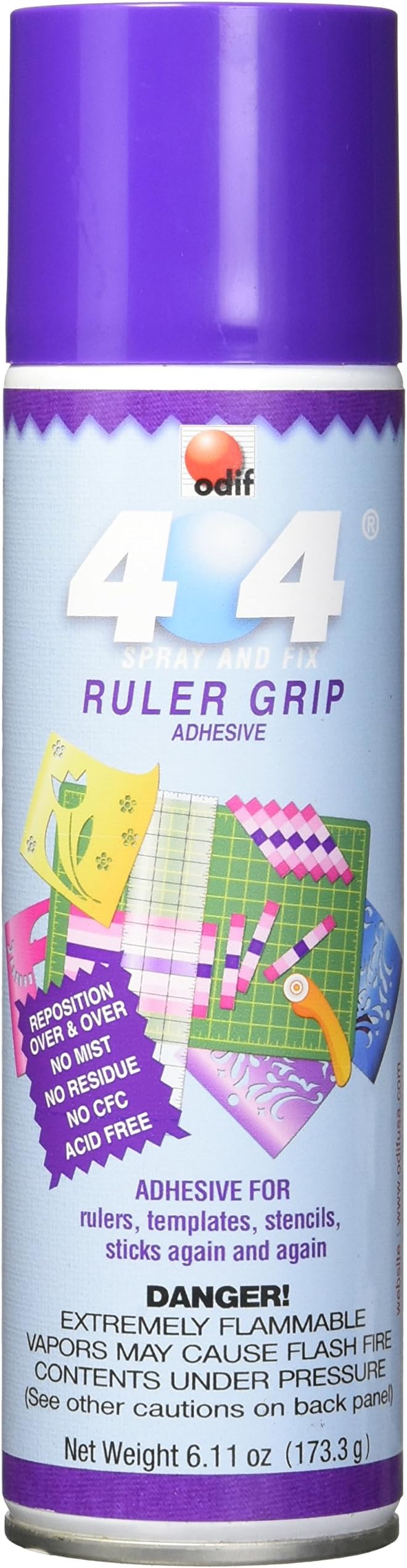 Odif USA 404 Quilt Ruler Guide Adhesive