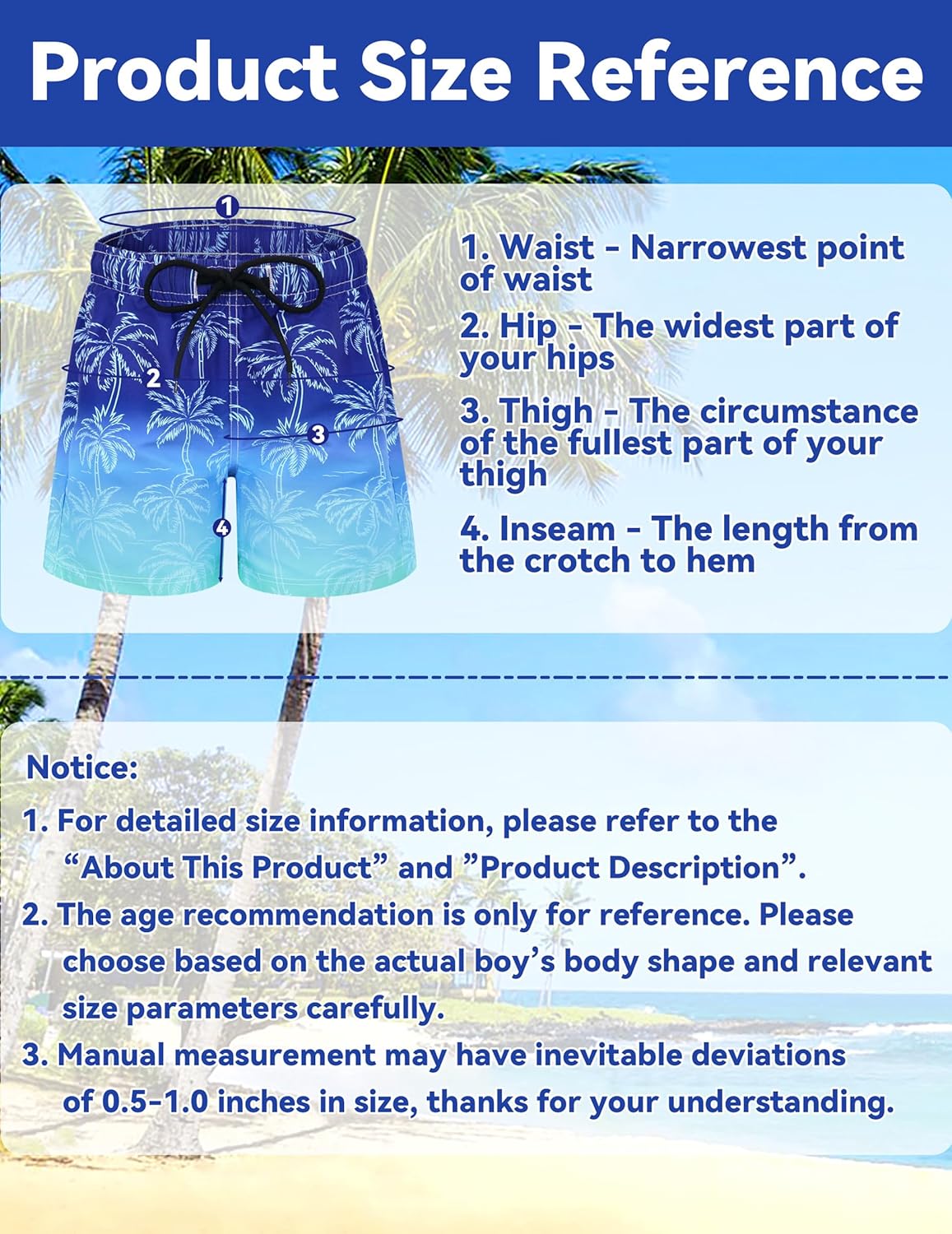 Olreco Youth Boys Swim Trunks with Compression Liner Boys Bathing Suit for Kids Swimsuits Teen Quick Dry Kids Board Shorts - Image 6