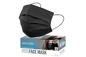 SereneLife Breathable Face Masks: Ultimate Protection and Comfort