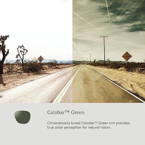 Miniatura 5 de AO Lentes de sol Pilot originales, plateados, lentes de nailon AOLite verde Calobar, templo de bayoneta, 55-20-140