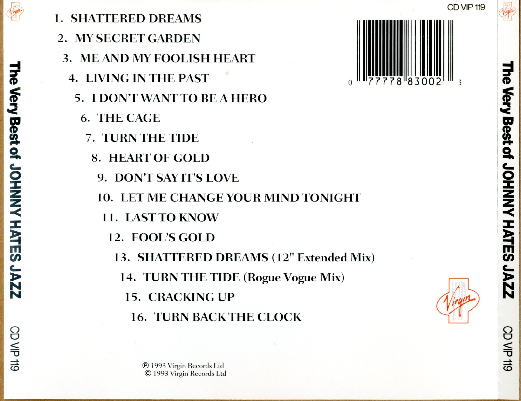 Best of Johnny Hates Jazz,Very