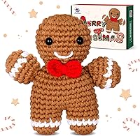 Vista 10 de Kit de ganchillo Crochetta para principiantes, kits de amigurumi de ganchillo con animales con videotutoriales paso a paso, paquete de inicio
