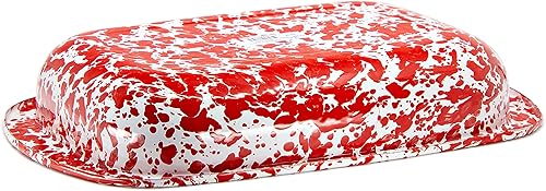 Miniatura 7 de Golden Rabbit Esmalte - Patrón de remolino gris pardo - Molde para hornear de 3 cuartos de galón