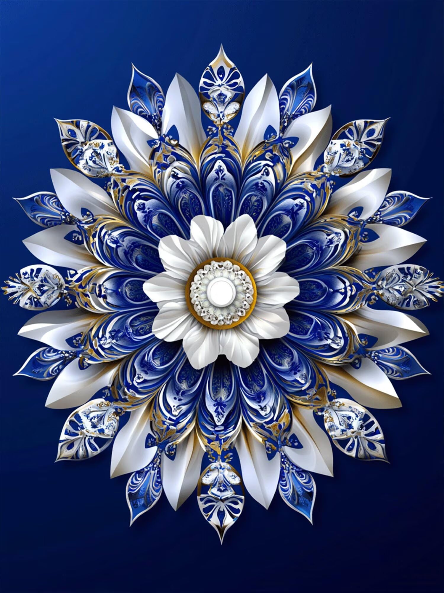 Malowanie diamentami 5D, mandala, kwiaty, kamienie do samodzielnego wykonania, kamienie szlachetne, dla dzieci, kreatywna mozaika, zestaw do majsterkowania, do dekoracji domu, na ścianę, prezent, 100
