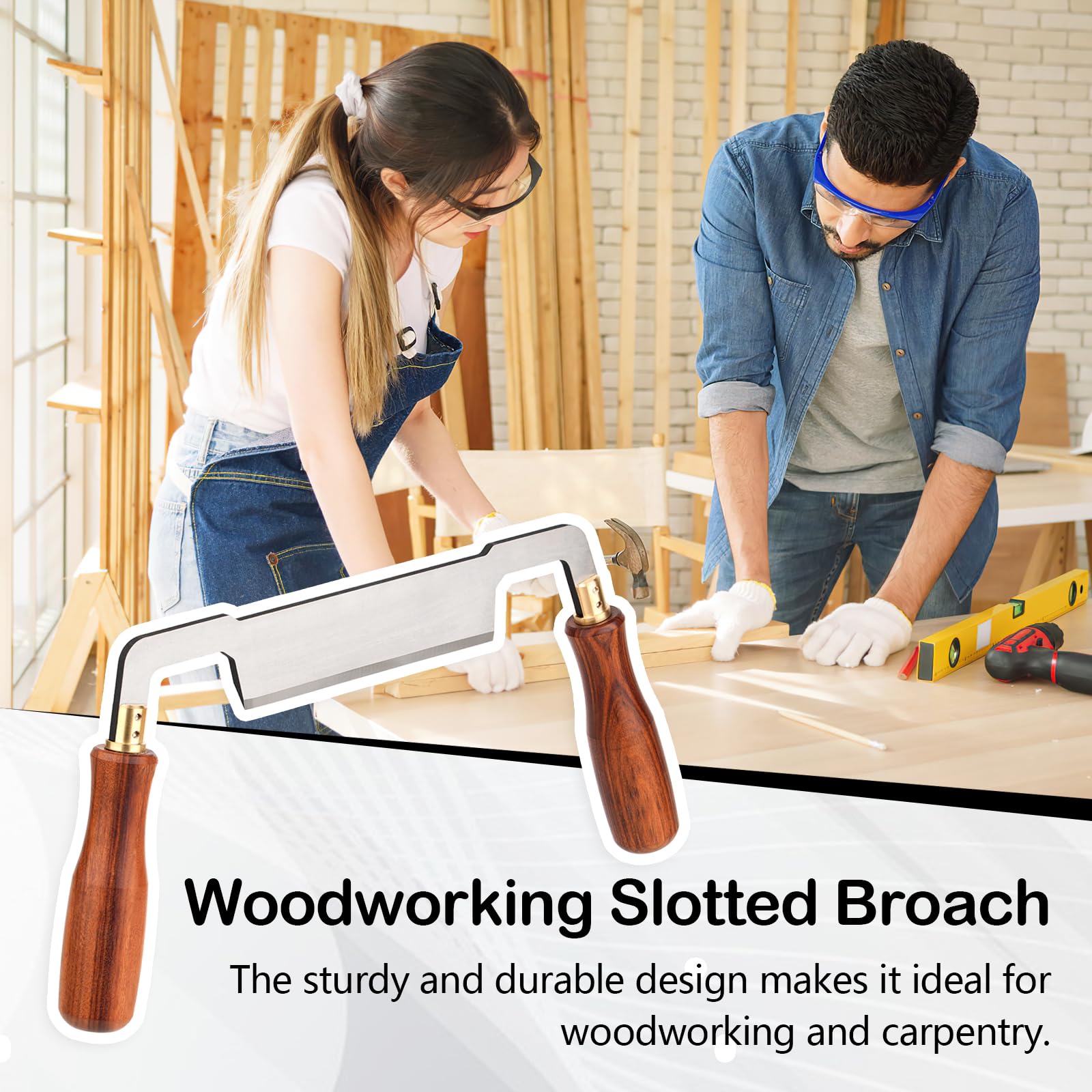 Couteau à Dessiner, Outil de Rasage de Tirage Outil de Rasage de Tirage D'écorçage à Couteau Incurvé/Droit pour Bûches D'élimination L'écorce Des Arbres