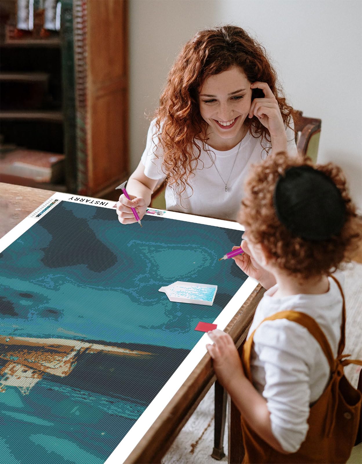 30x40cm senza cornice fai da te 5d pittura diamante artificiale Set magico libro