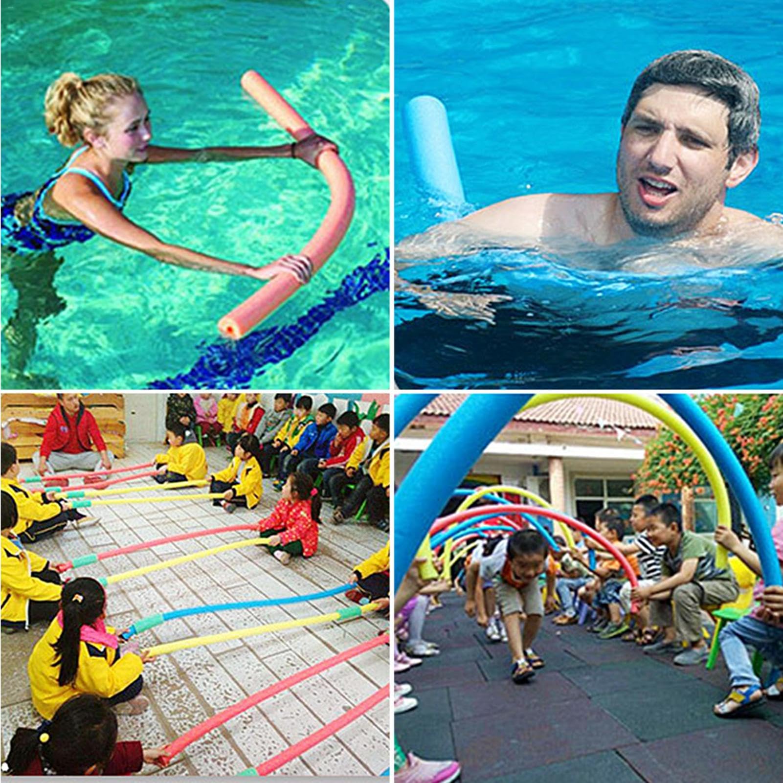 Nouille De Piscine 150 X 6,5 Cm – Mousse à Cellules Fermées – Pour Aquagym, Jeux Aquatiques Et Flottaison