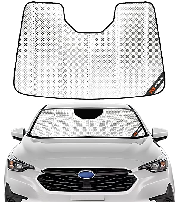 Pigenius Windshield Sun Shade for Subaru Crosstrek 2024-2025; Subaru Impreza 2024-2025. Reflective Aluminum Film Front Window Sunshade - BLAZBLOCK by Pigenius - Used condition - US$42.01