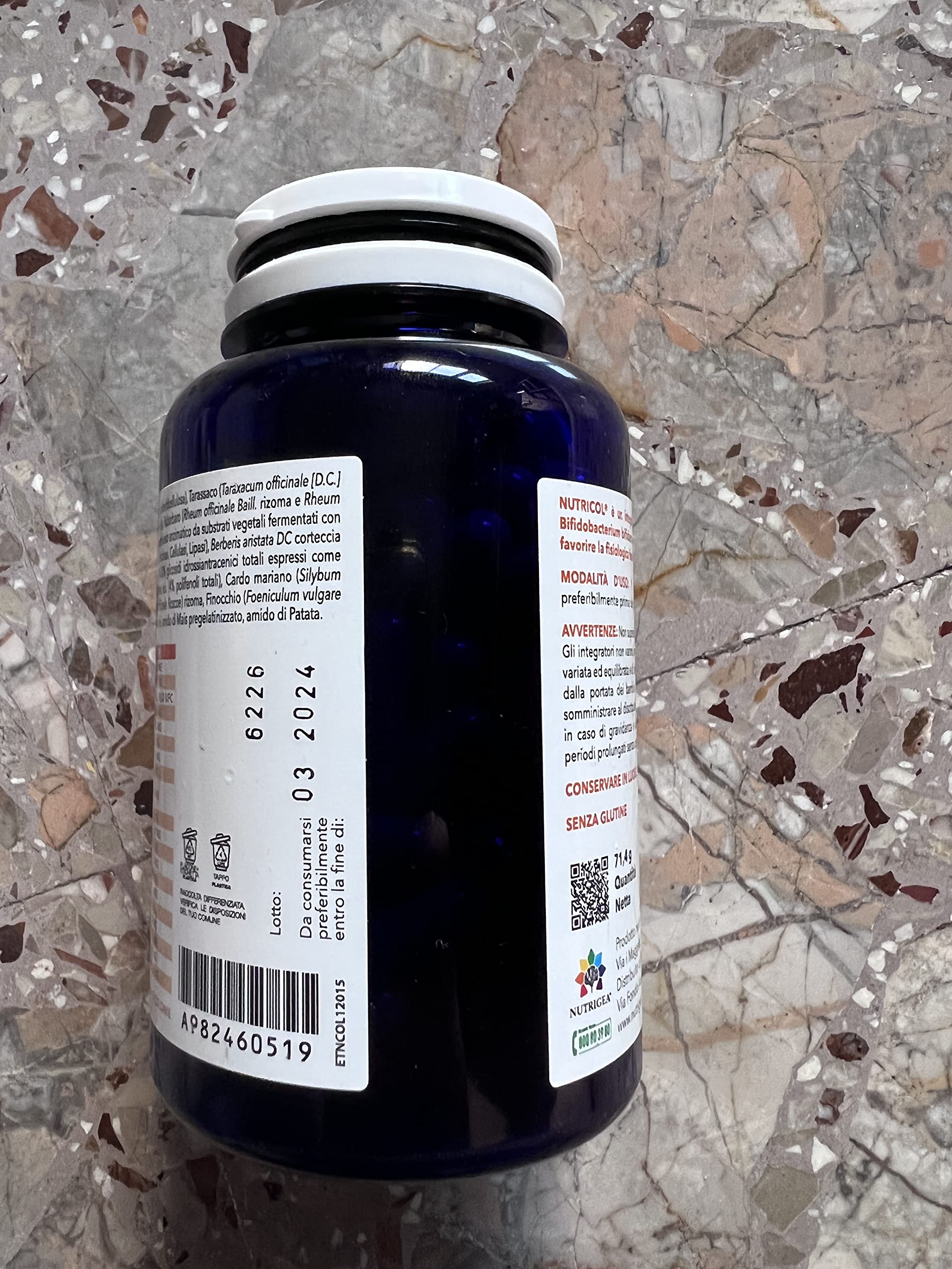 NUTRICOL 120 Capsula IL NON LASSATIVO CHE FUNZIONA