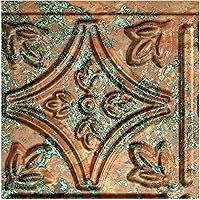 Vista 19 de FASÄDE Panel decorativo de vinilo para salpicaduras de estilo/patrón tradicional 1 en acero galvanizado (muestra de 6 x 6 pulgadas)