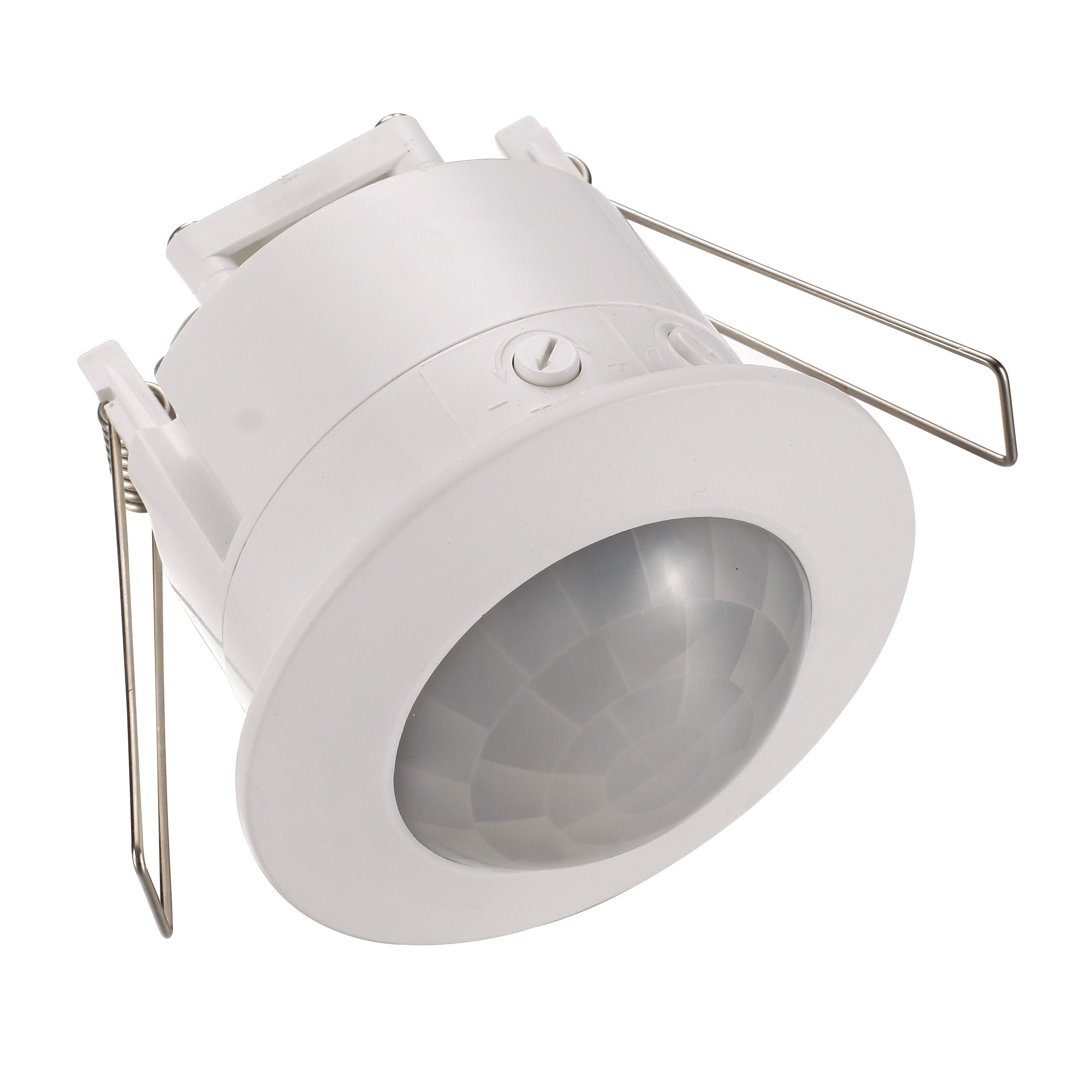 Knightsbridge White 360° Pir Sensor-Recess Mounting, Polycarbonate