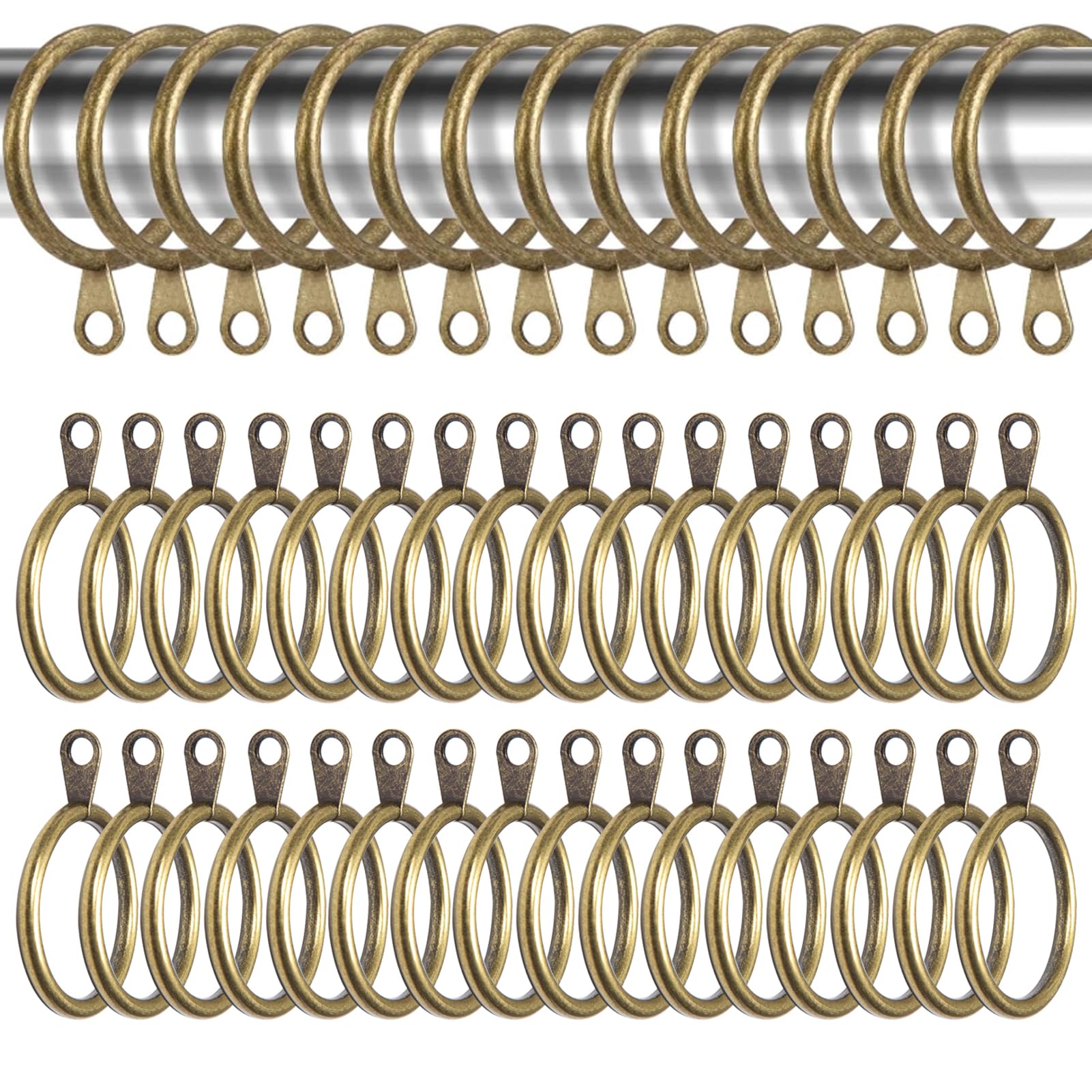 50Pcs Metal Curtain Rings - Image 3