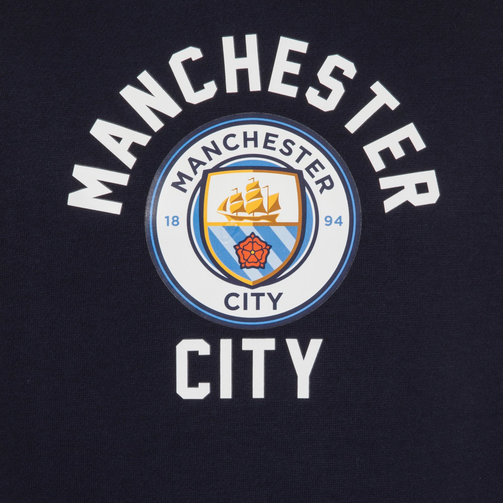 Manchester City FC officiel - Pull à capuche thème football - polaire/avec motif - homme