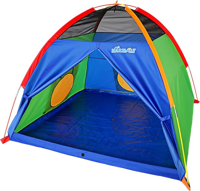 NARMAY® Play Tent Easy Fun Dome Tent for Kids Indoor / Outdoor Fun - 152 x 152 x 111 cm