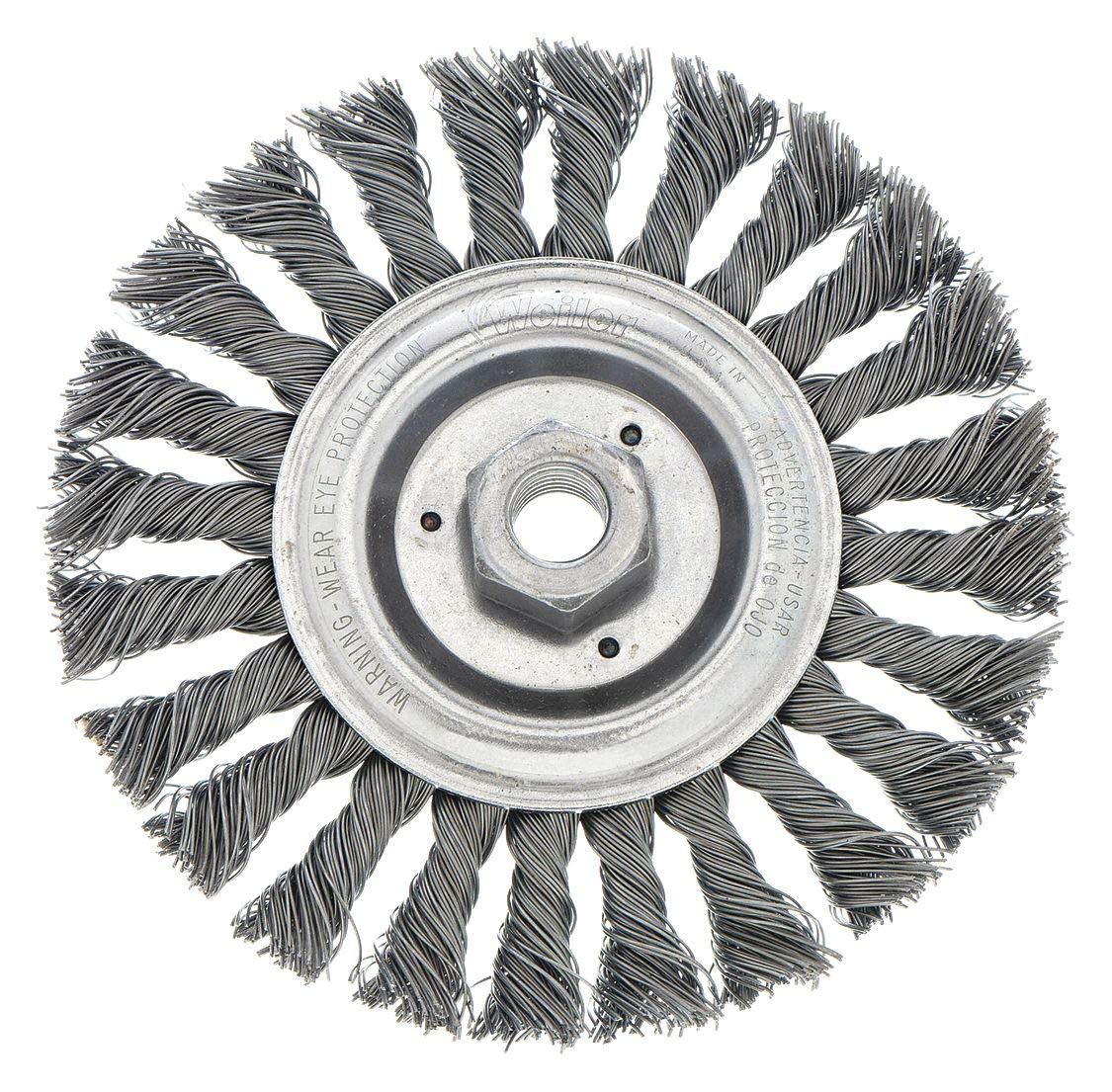 Weiler 8106 Knot Style Wire Wheel - Diameter: 6