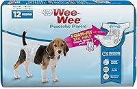 Vista 16 de Four Paws Wee-Wee - Pañales de entrenamiento para orinal para perros súper absorbentes, desechables, ajustables, protección a prueba de fugas