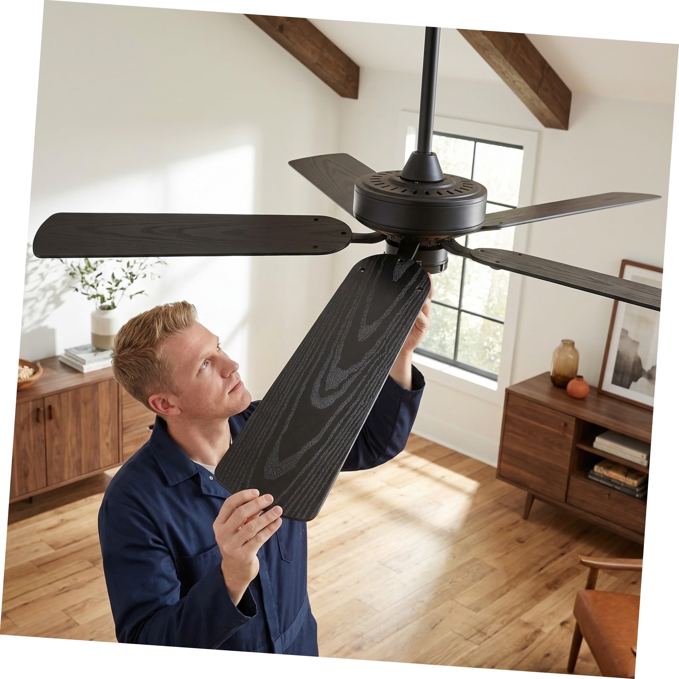 DOITOOL 5 Pezzi Lamette Ricambio per Ventilatore da Soffitto 52 Pollici in