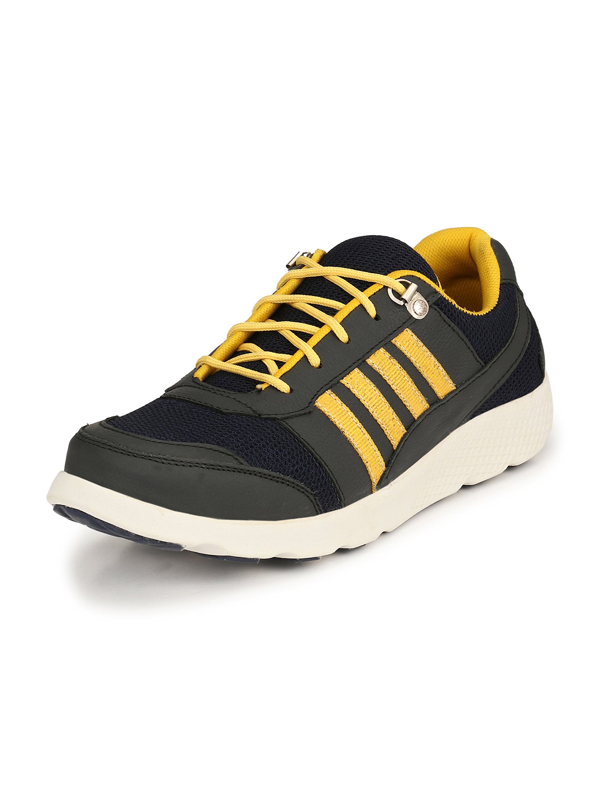 Eego Italy® Genuine Leather Light Weight Mens Steel Toe Safety Shoes with Anti Skid Sole Black (B07MT9Y942) Amazon Price History, Amazon Price Tracker