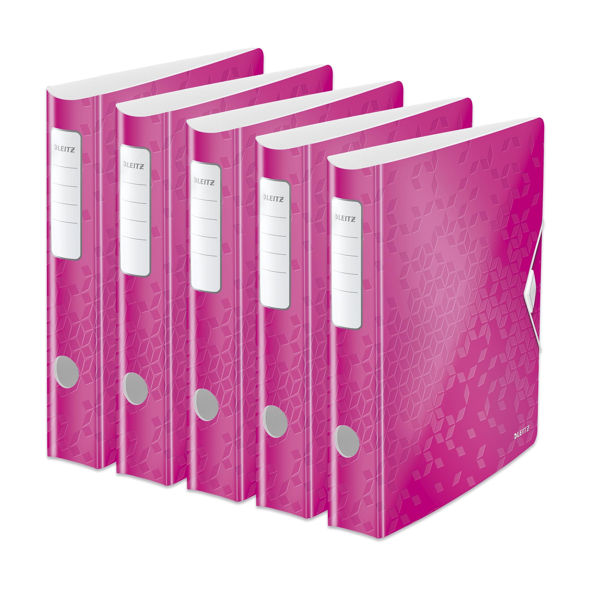 Leitz A4 65 mm Wow Folder - Pink