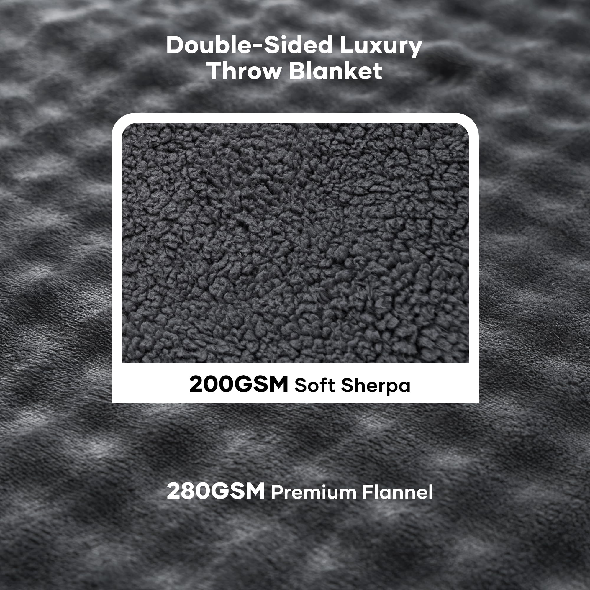 Coperta Elettrica Riscaldante 150x200cm, Motivo a Bolle 3D, Peluche Soft e Sherpa Rinforzato, 6 Livelli di Calore, Timer 1-10H, Coperta Elettrica Doppia per Letto Divano Ufficio, Lavabile, Grigio