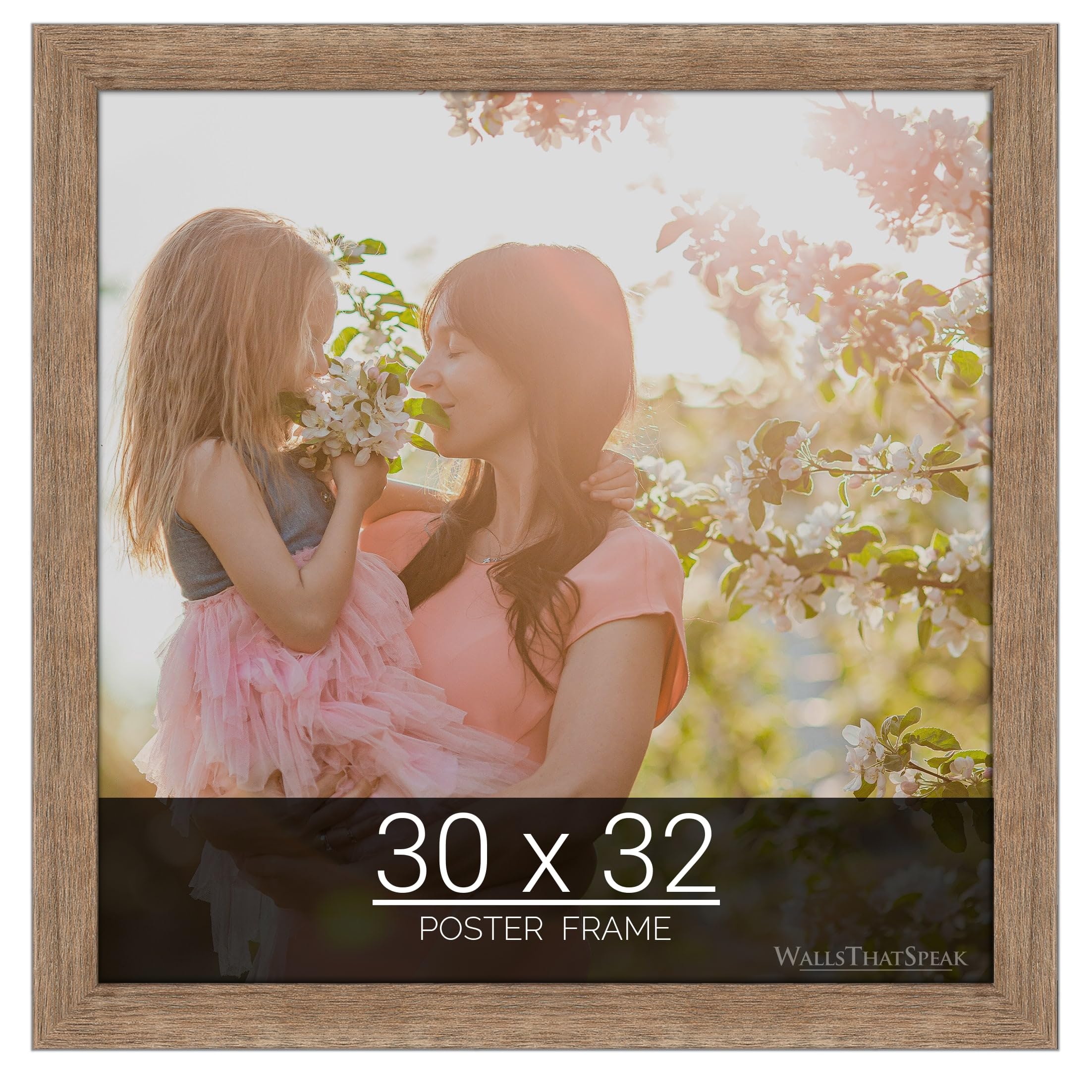 toowood パドラーズコーヒー　Photo Frame Amazon.com - wallsthatspeak 30x32 Brown Barnwood Picture Frame for