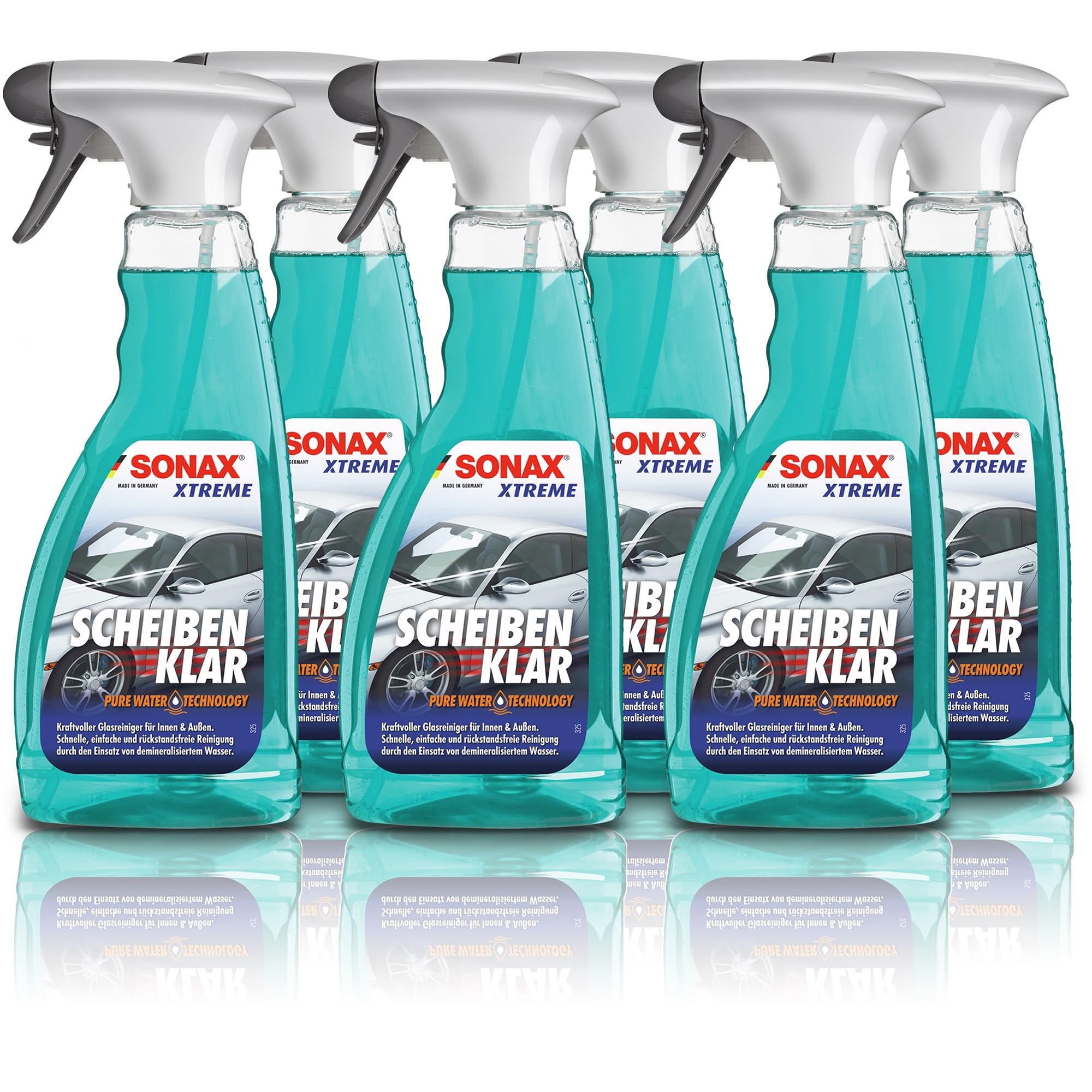 SONAX 6X 02382410 Xtreme ScheibenKlar NanoPro ScheibenReiniger 500ml