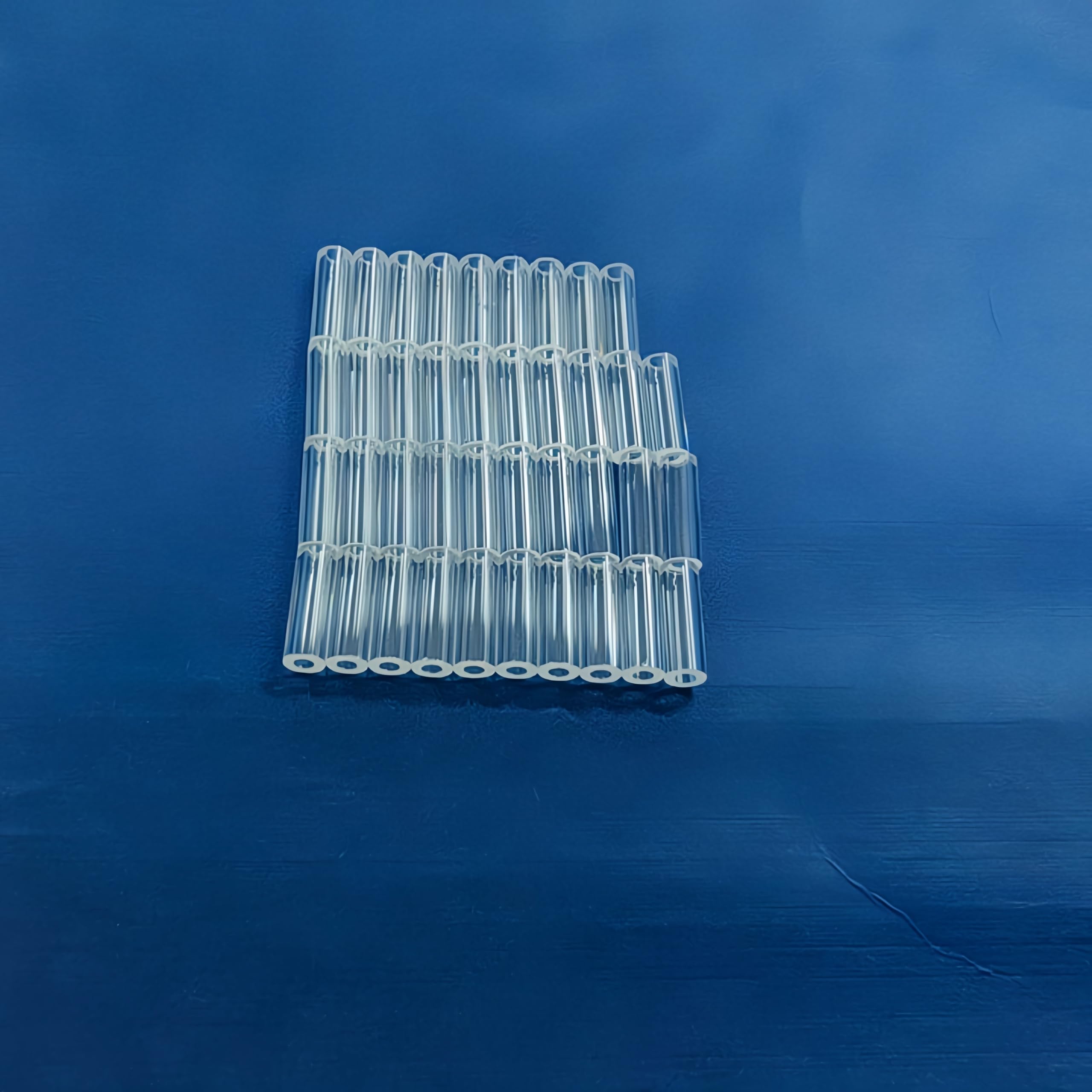 Asta cava for tubo di vetro al quarzo con silice fusa, 5 pezzi | Lunghezza 10 mm, for uso di laboratorio o industriale(4x0.5x10mm)