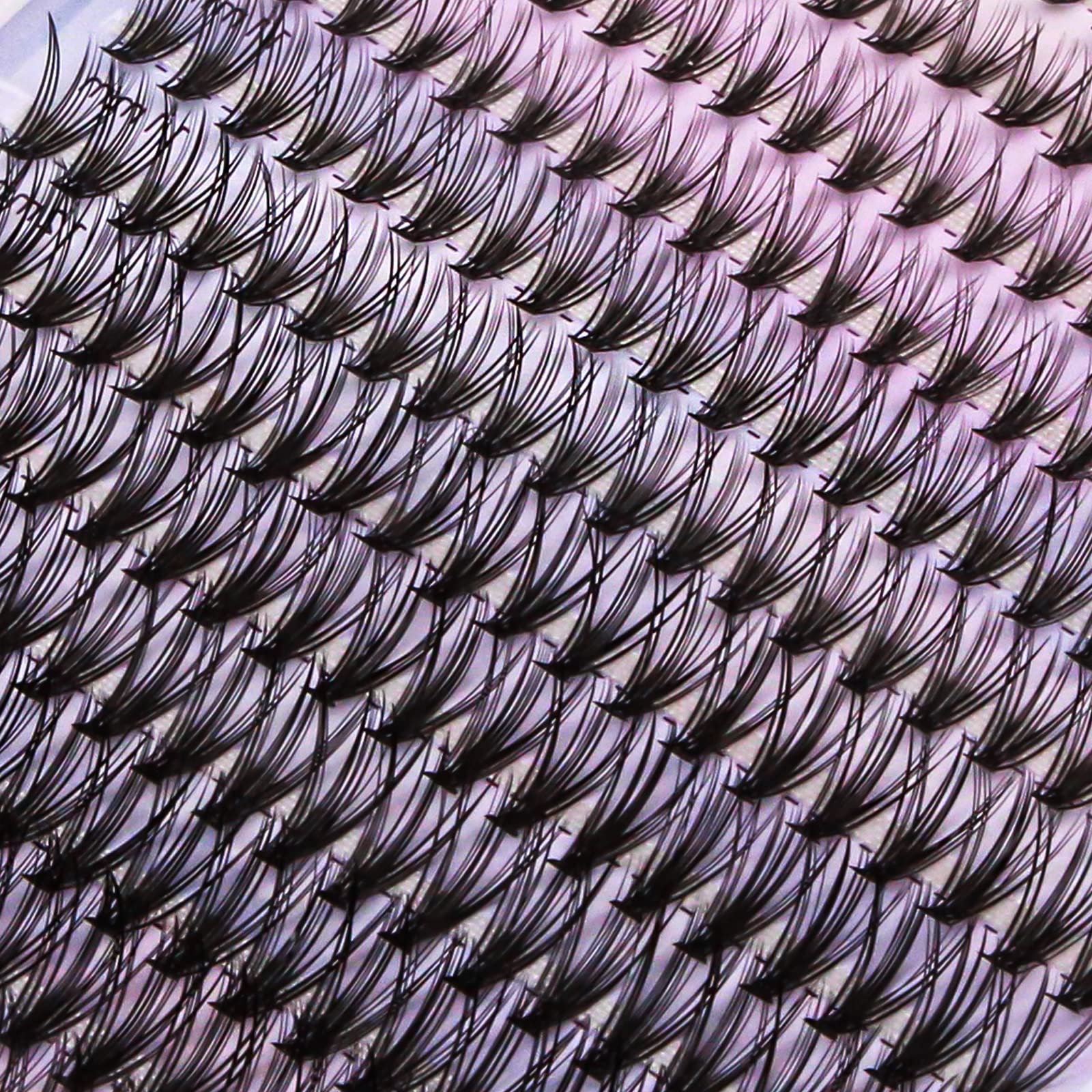 Indywidualne sztuczne rzęsy 240 sztuk, D Curl Mieszane 9-14 mm Ciffetti Natural DIY Indywidualne Klaster Objętość (20D Cluater Lash)