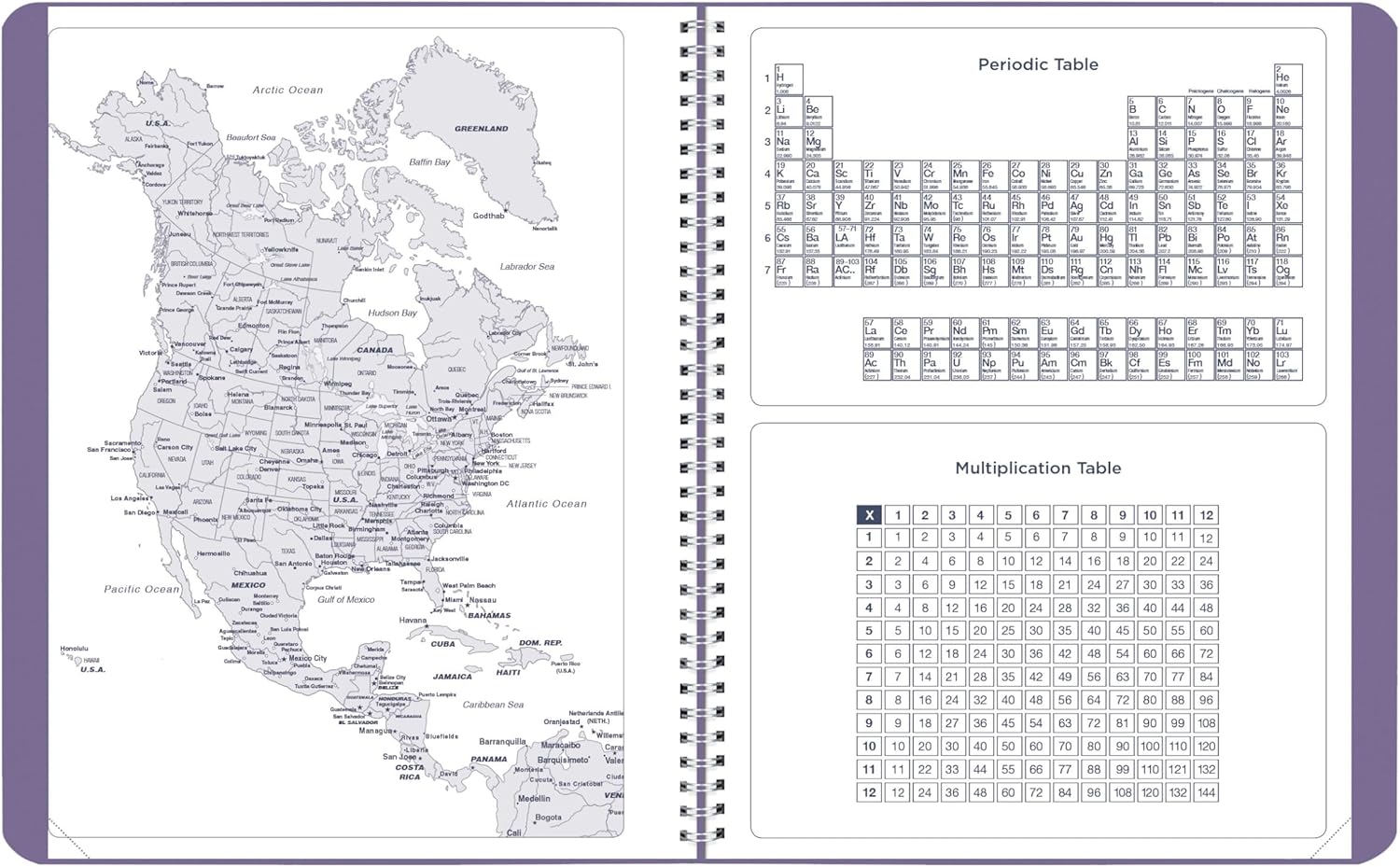 Blueline® Essential Academic Monthly Planner, 14 Months, July 2024 to August 2025, Twin-Wire Binding, Soft Vicuana Cover, 11" x 8.5", Dusty Purple (CA701F.03-25)