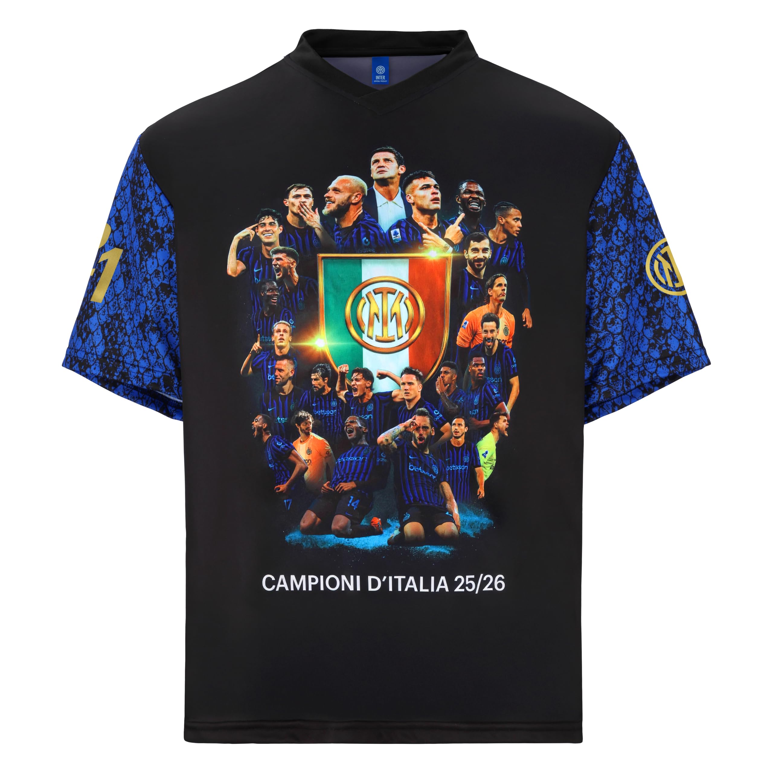 Inter Official Champions d'Italia 2025/26 T-Shirt Celebrativo Scudetto, Prdotto