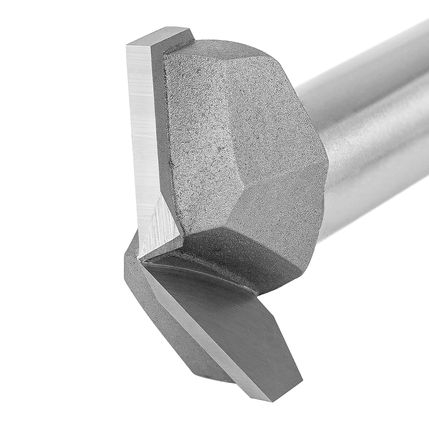 SpeTool 120 Degree V Groove Router Bit 1/2 Inch Shank 1-1/4 Inch Cutting Diameter, Carbide Tip CNC V Bit for Woodwroking Chamfer Bevel Cutter Engraving Tool