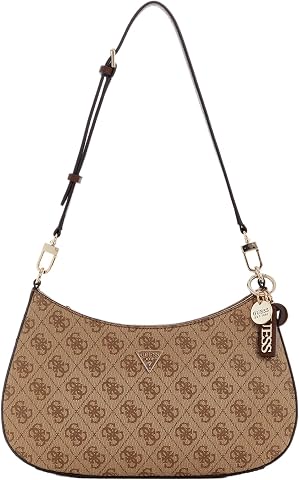 GUESS Bayan Noelle II Üst Zip Omuz Çantası