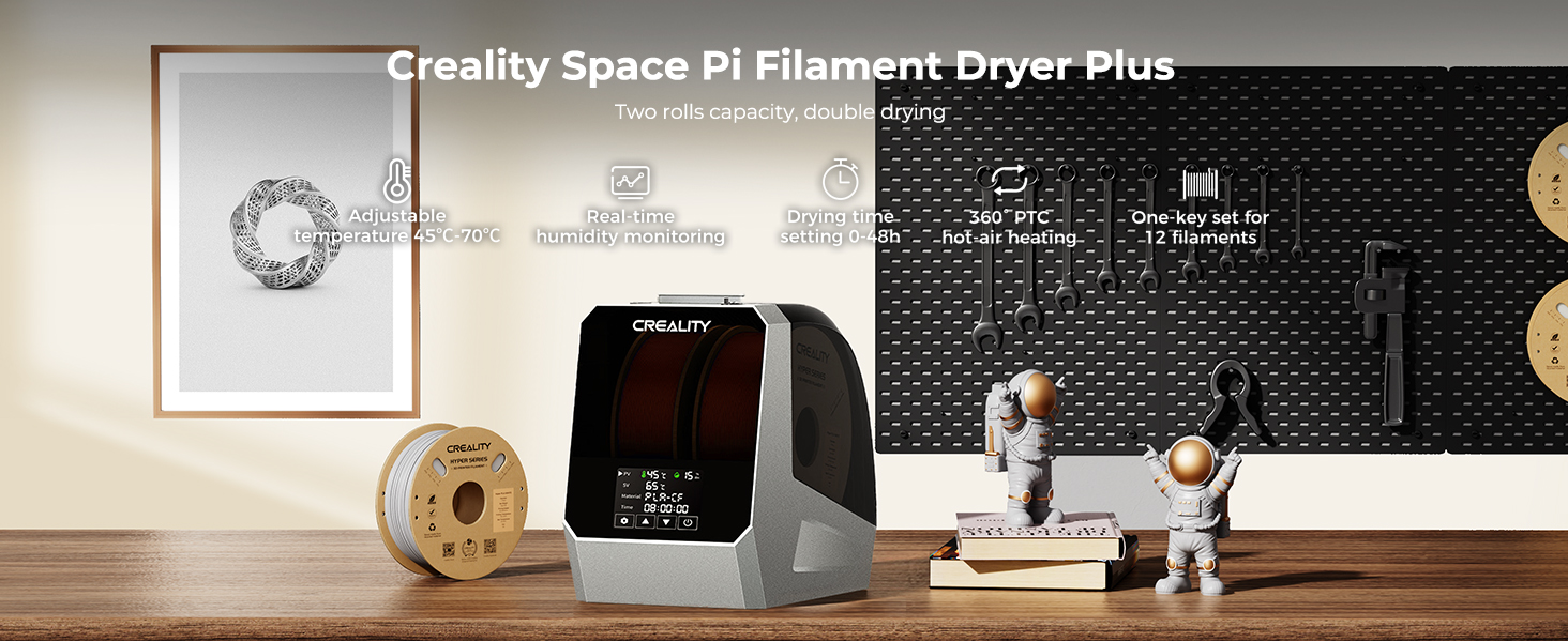 Amazon.com: Creality Filament Dryer Box,Dual-Spool Creality