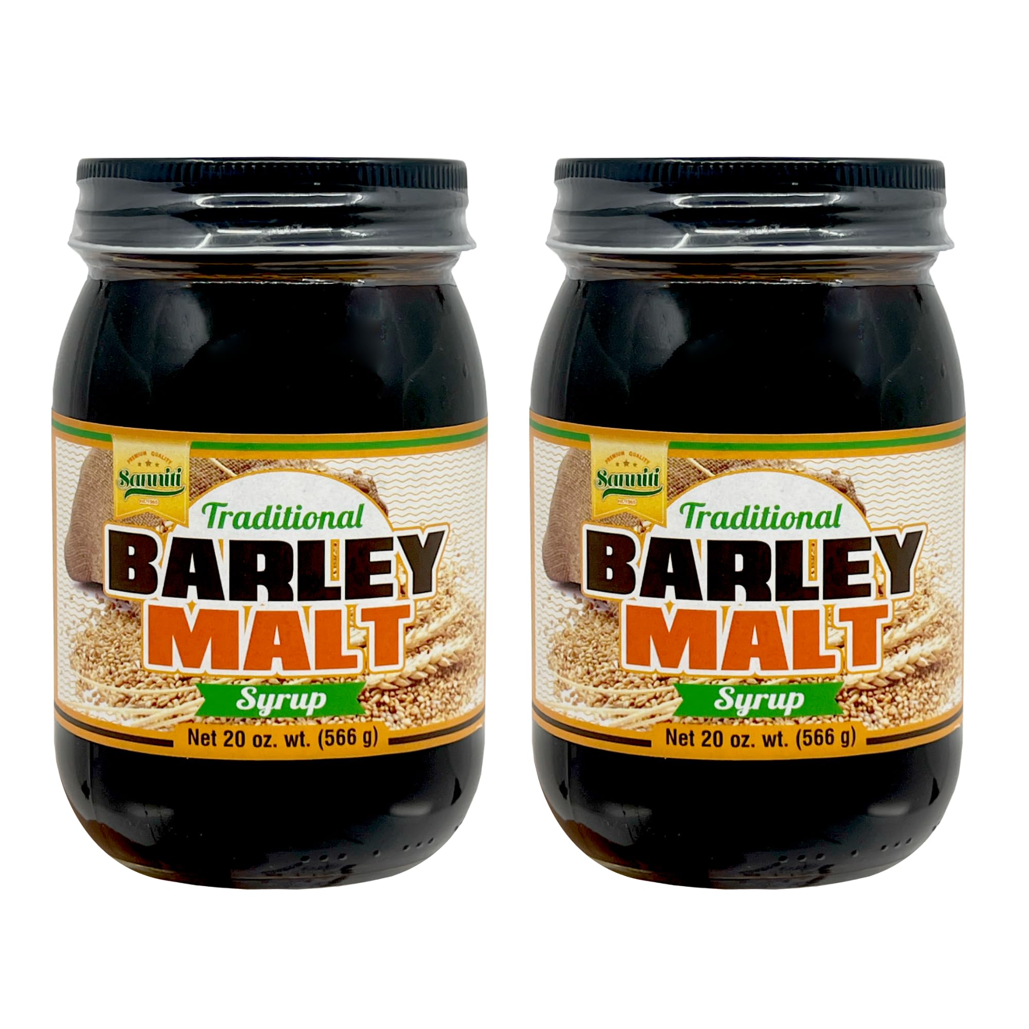 Sanniti Traditional Barley Malt Syrup, 20 oz (Pack of 2)