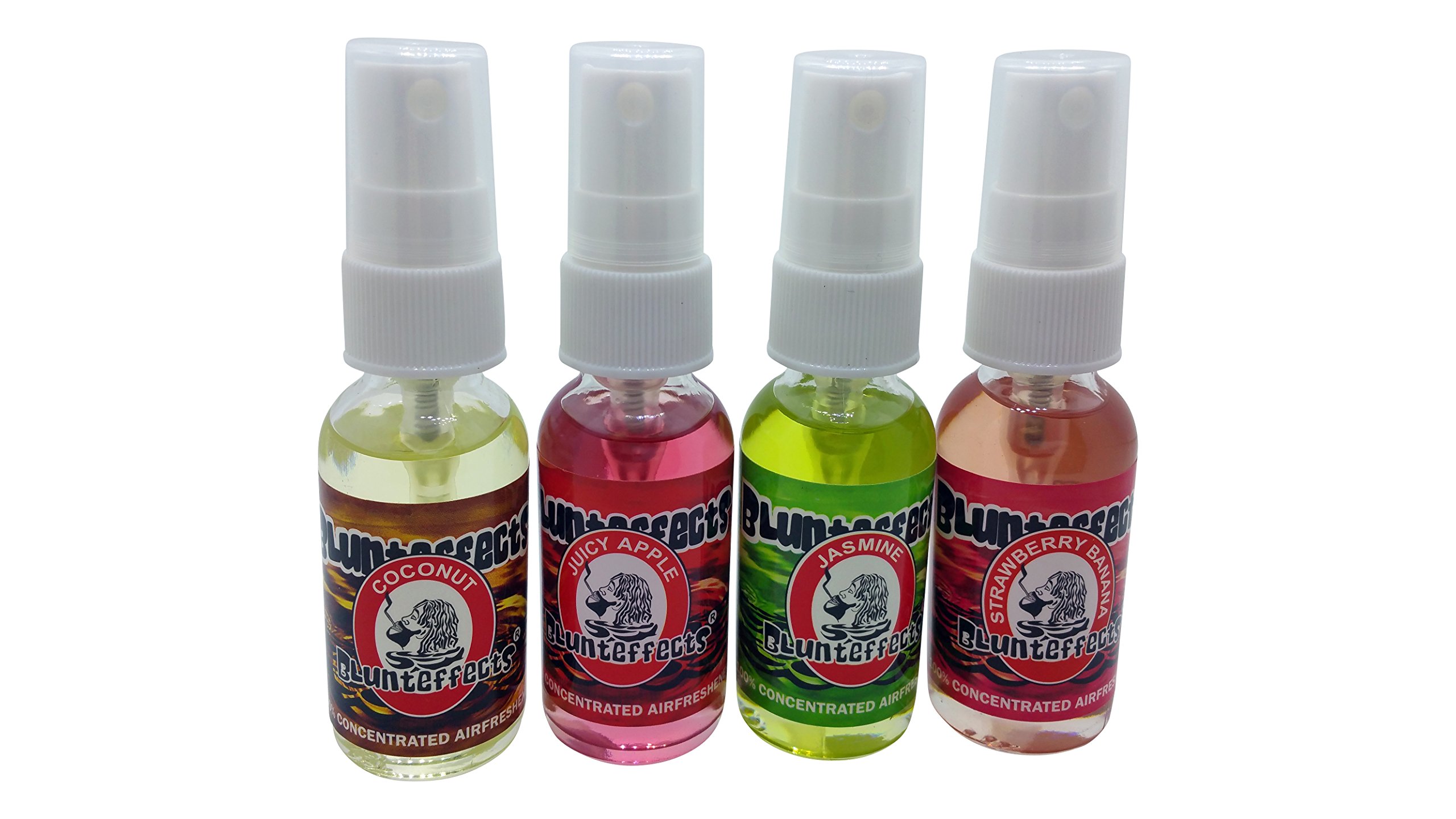 Blunteffects 100 Concentrated Air Freshener Car/Home Spray (4 Assorted Scents) Buy Online in